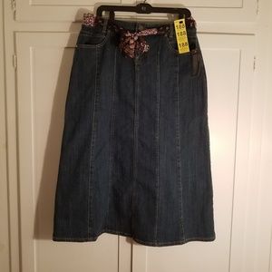 size 12 jeans skirt